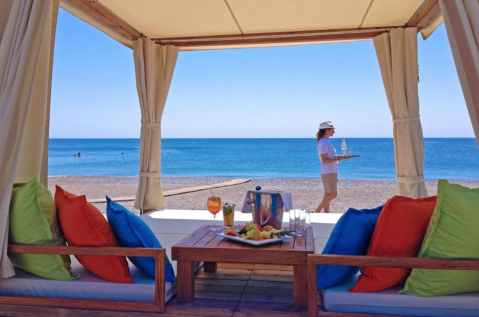 Rodos Palladium Leisure&Wellness Kallithéa Esterno foto Beach at the Grand Resort