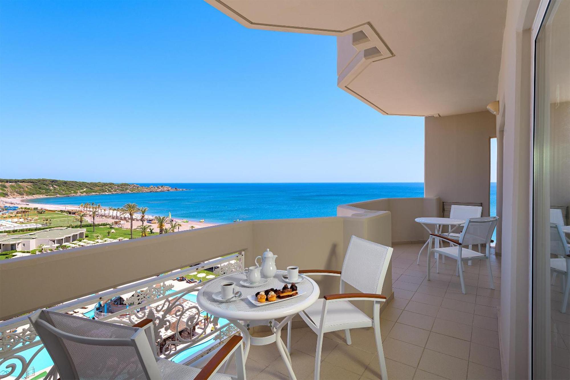 Rodos Palladium Leisure&Wellness Kallithéa Esterno foto A balcony