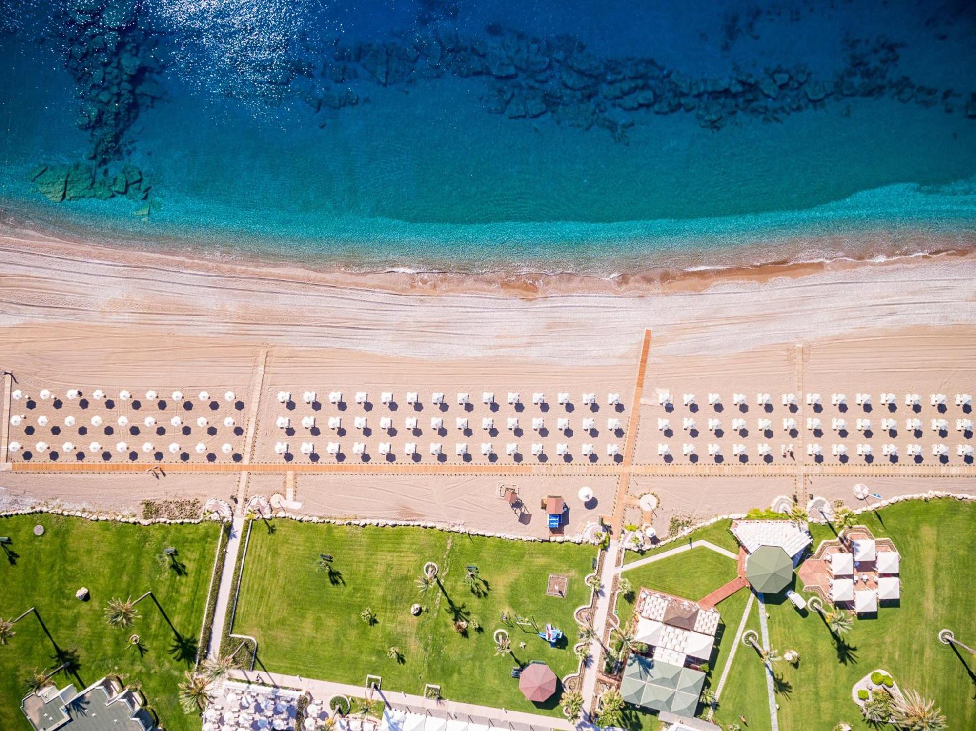 Rodos Palladium Leisure&Wellness Kallithéa Esterno foto Aerial view of the beach